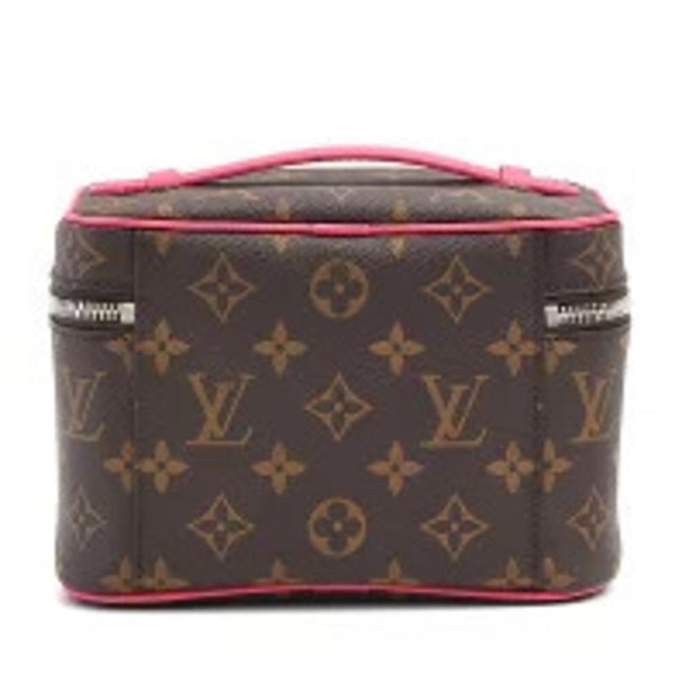 Louis Vuitton Monogram Bag Pink Vanity Handbag Nice